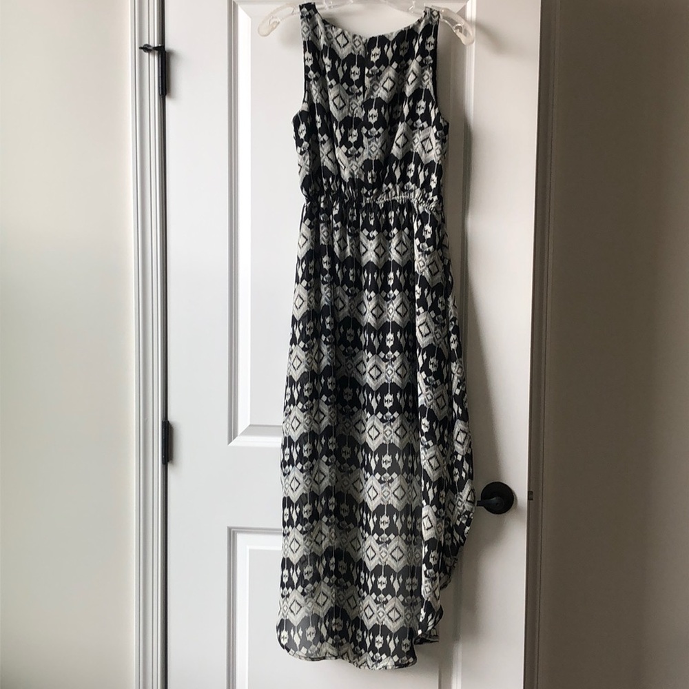 Olive & Oak Mini Front/Maxi Back Dress SZ XS - Picture 4 of 5